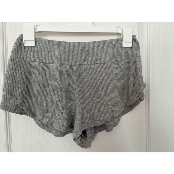 Eberjey Other - Eberjey Ribbed Lounge Shorts Heather Grey Cozy Sleep Shorts